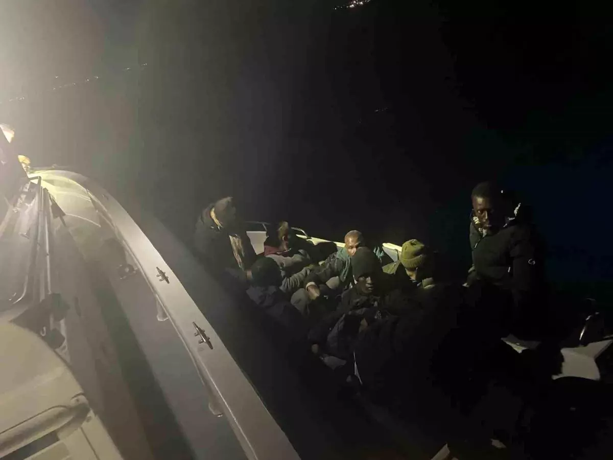 Bodrum’da 7 Düzensiz Göçmen Yakalandı