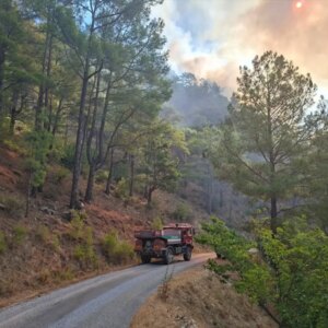 Anamur’da Orman Yangınına Müdahale