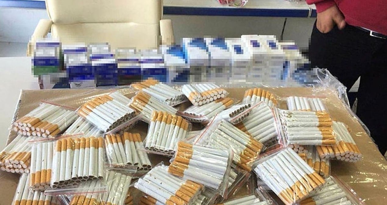 kayseride 640 paket kacak sigara ele gecirildi QZj4cggj