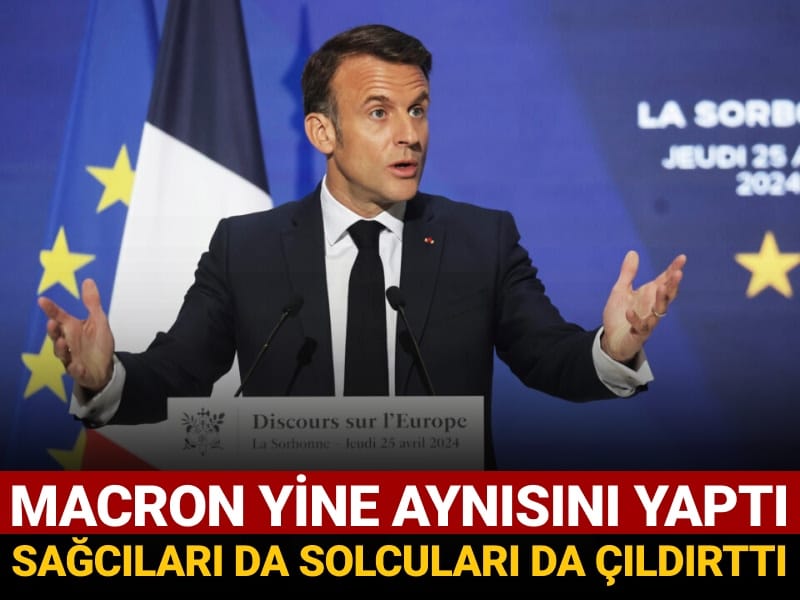 macron yine aynisini yapti sagcilari da solculari da cildirtti IzwlTvcp