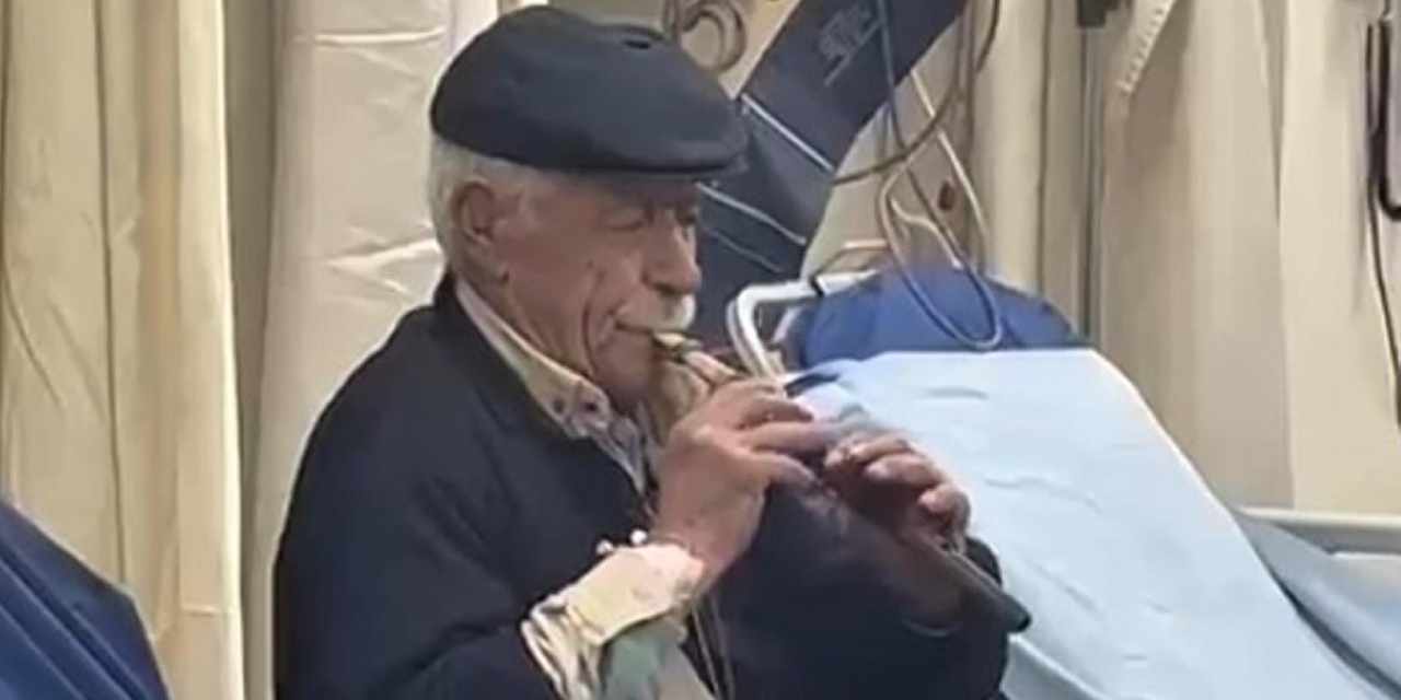 Hastanede Zurna Çalarak Acısını Hafifleten 86 Yaşındaki Usta