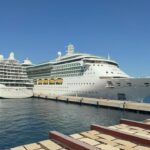 Iki kruvaziyerle bodruma akin ettiler tam 3 bin 319 turist geldi 2lGLa5rL